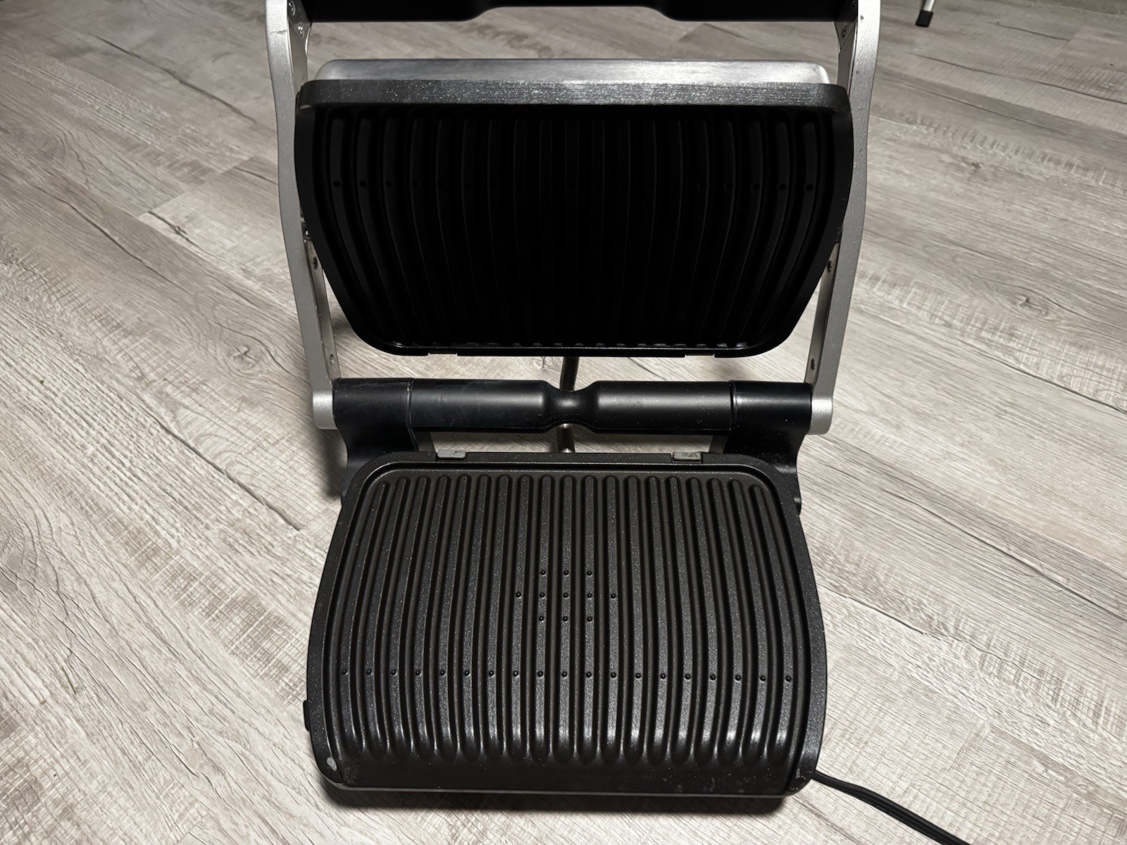 Tefal OptiGrill 4-in-1 Grill with Adjustable Thermostat Automatic Sensor Cooking