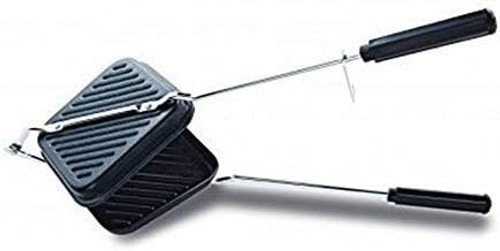 Grill Sandwich Maker And Toast Sandwich Maker With Non-Stick Cookware, Black