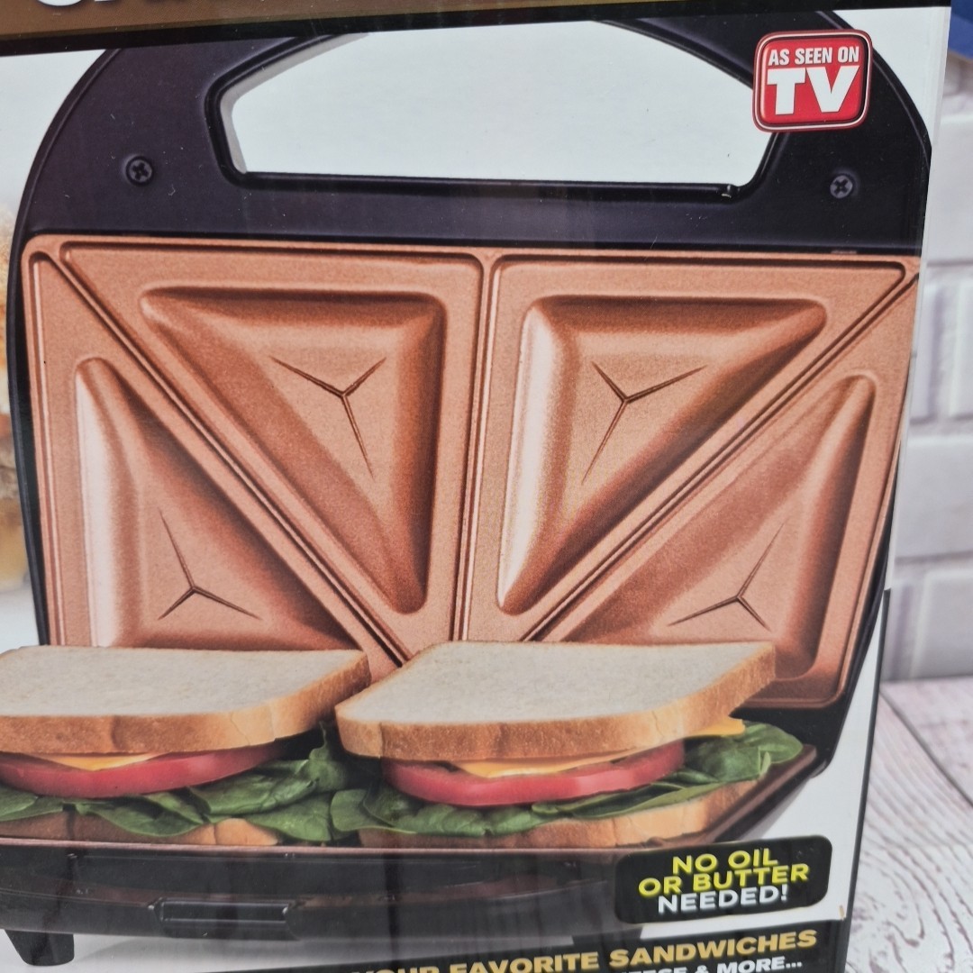 Nonstick Panini Press Sandwich Maker 2In1 Breakfast Sandwich Maker Grill