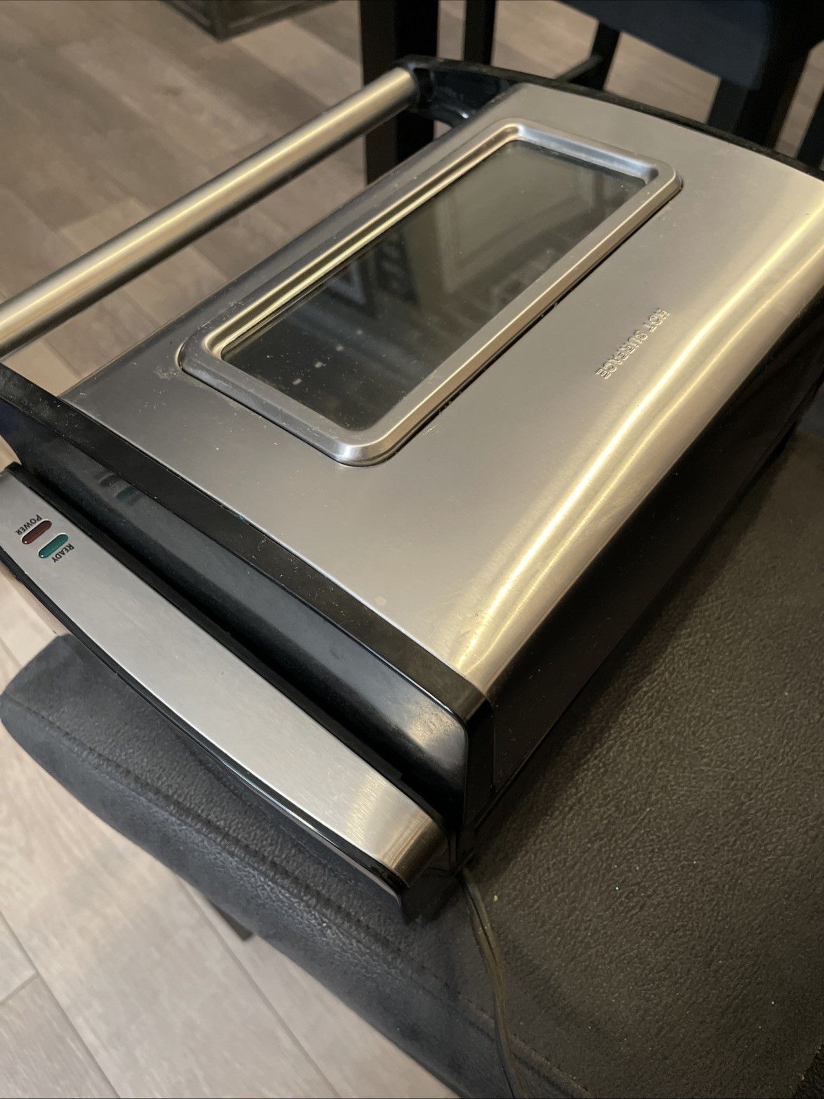 Hamilton Beach Indoor Searing Grill, Removable Non-Stick, Stainless Steel