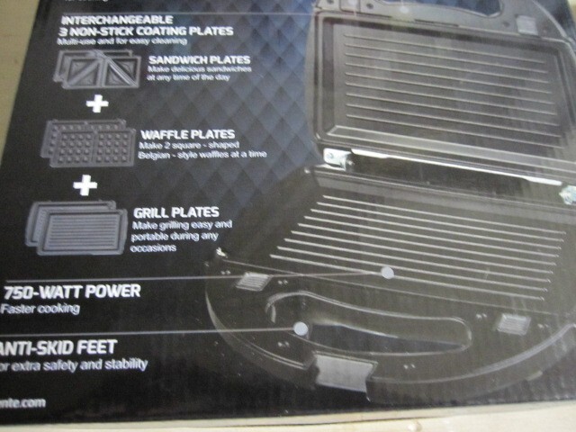 OVENTE GPS401B Sandwich Grill Maker – Black