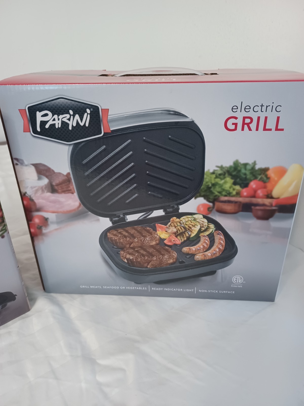 PARINI ELECTRIC SLIDER MAKER AND ELECTRIC GRILL BOTH BRAND NEW IN BOX