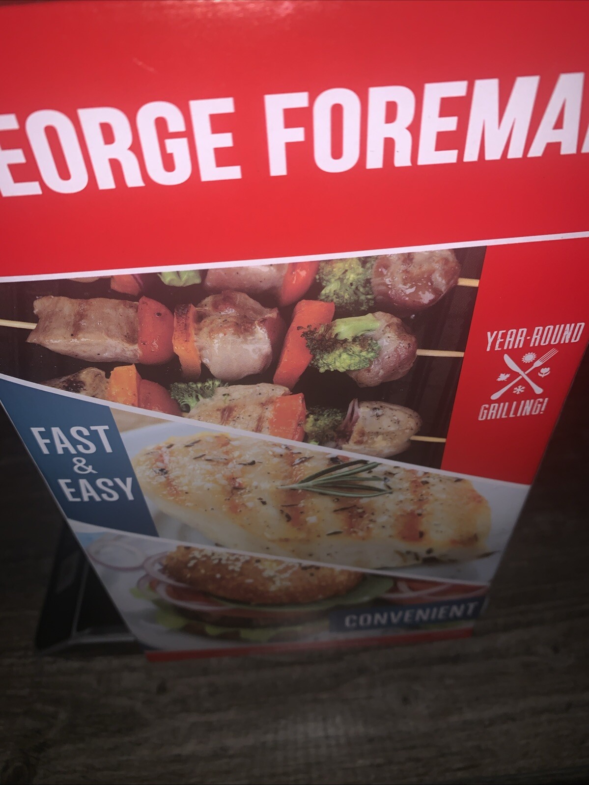George Foreman 2 Serving Grill PFAS FREE Black