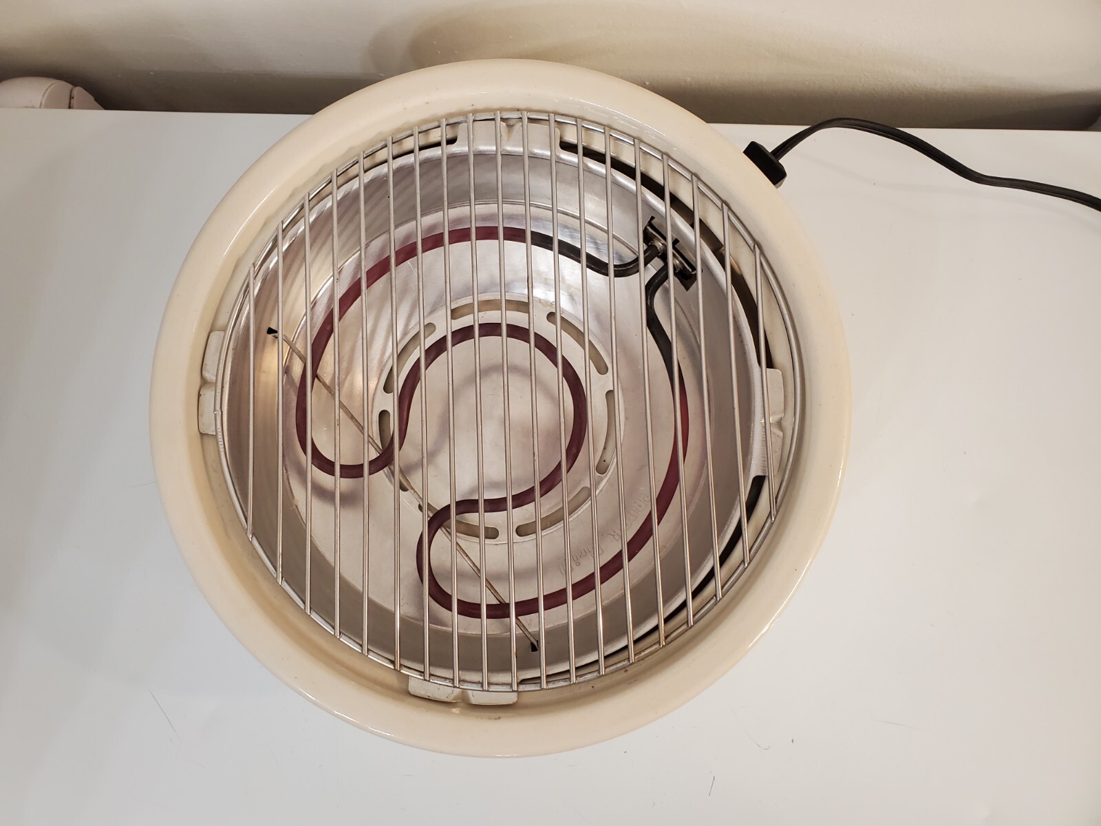 VTG RIVAL STONEWEAR BARBEQUE CROCK SMOKELESS INDOOR ELECTRIC BBQ COOK GRILL USA