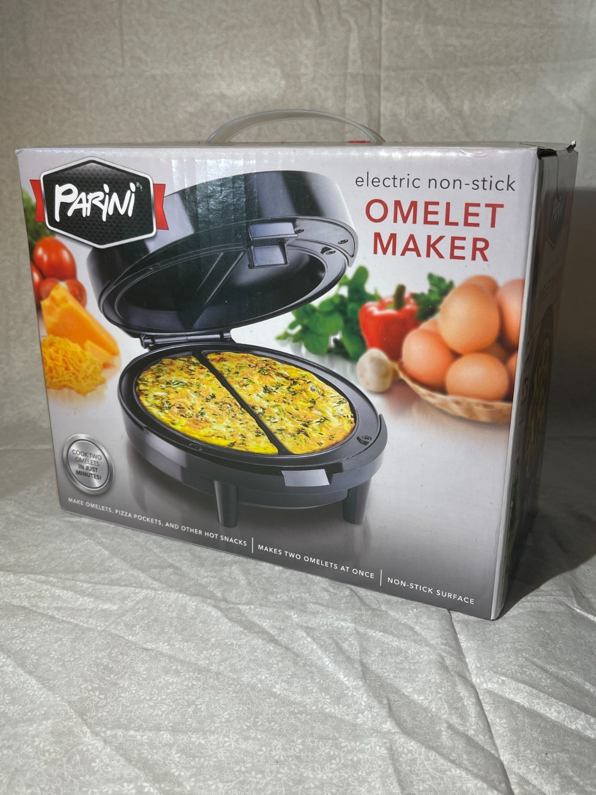 Parini Electric Non-Stick Omelet Maker-New in sealed box (208)