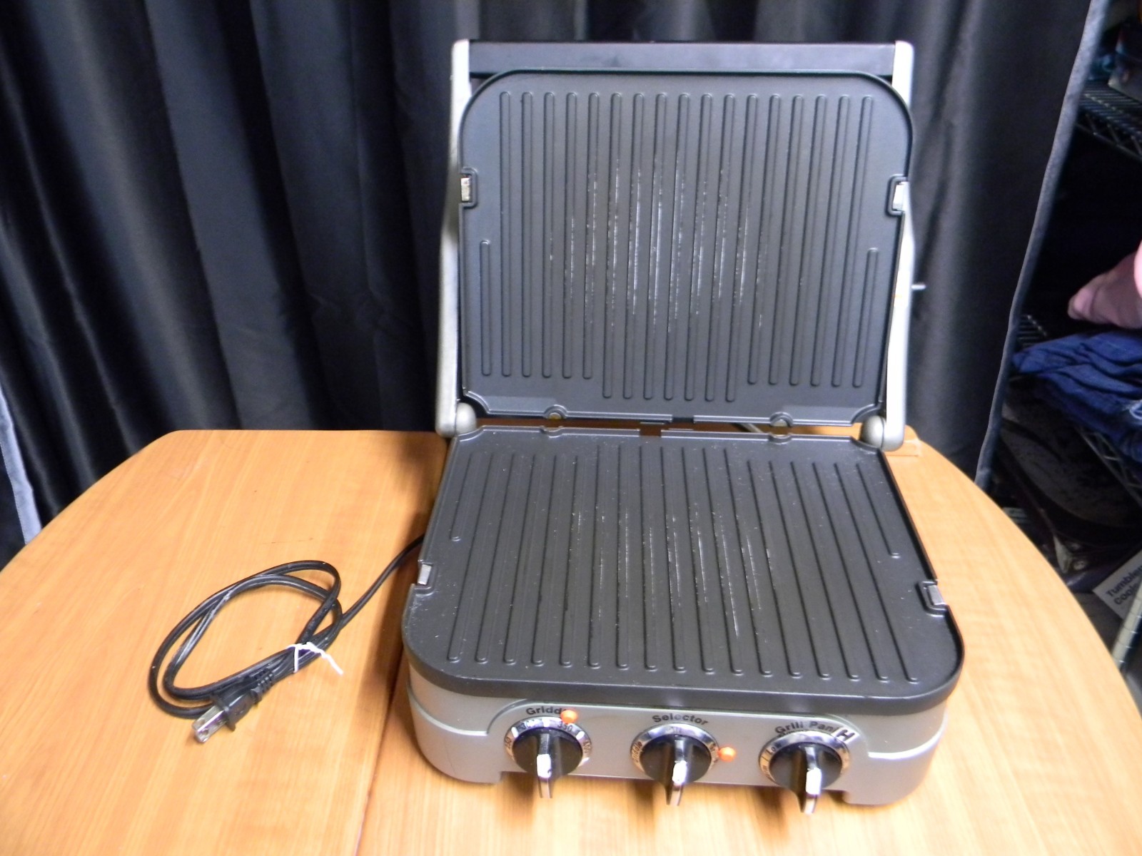 Griddler by Cuisinart GR-4N(TK) Panini Stainless Steel Electric Open Grill Press