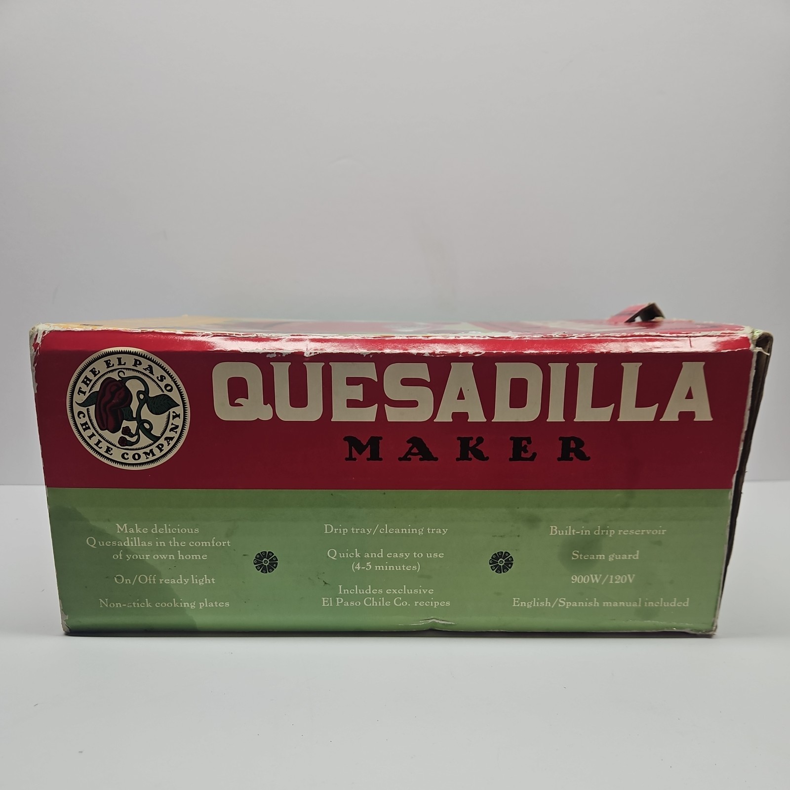 El Paso Chile Company Red Quesadilla Maker ~Slightly used Red