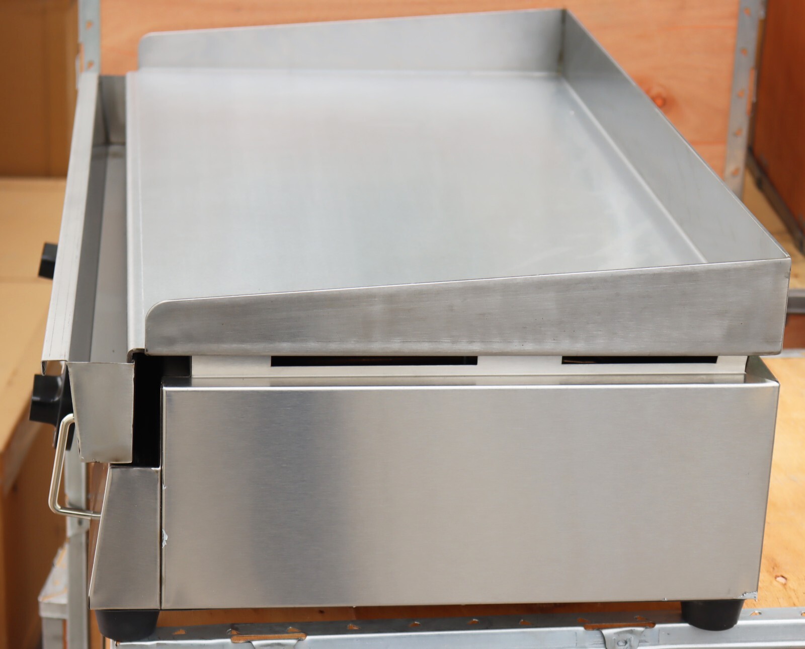 PreAsion LPG Gas Griddle Commercial Countertop Flat Grill Stainless Steel for Re