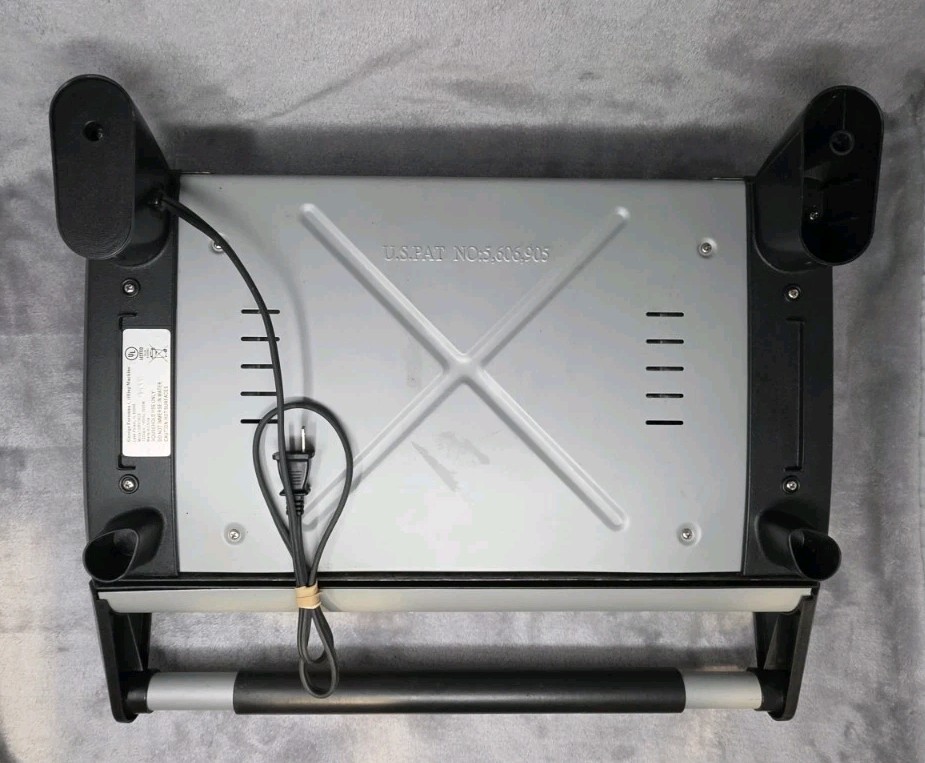 George Foreman GRV160S 10th Anniversary Jumbo XL Grill Tested Working Clean