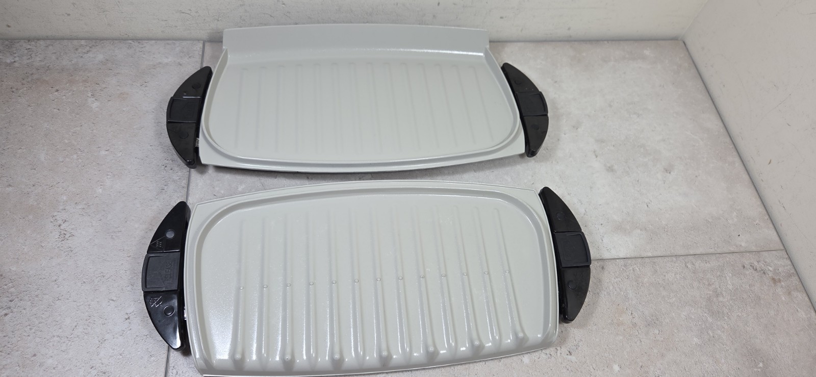 George Foreman GRP4 GRP54G GRP472 Grill Plates Removable Ceramic Top & Bottom