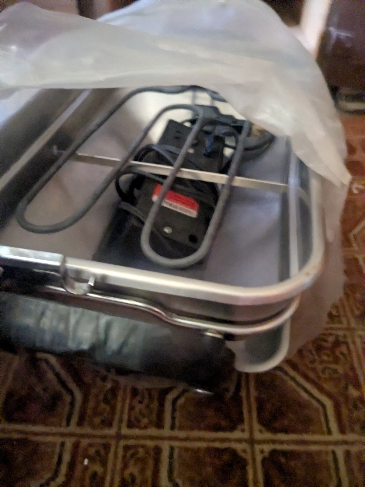 Electric Indoor Open Grill/Griddle, Stainless Steel, Drip Tray, 1250W 120V