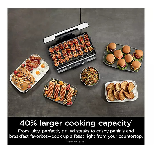 SALE Ninja Sizzle Pro XL 20-in. Indoor Griddle and Grill, No Import Fee