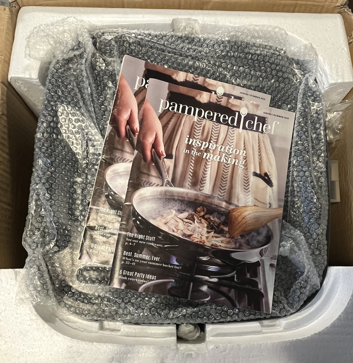 Pampered Chef Indoor Outdoor Portable Electric GRILL 2719 – Camping Grill