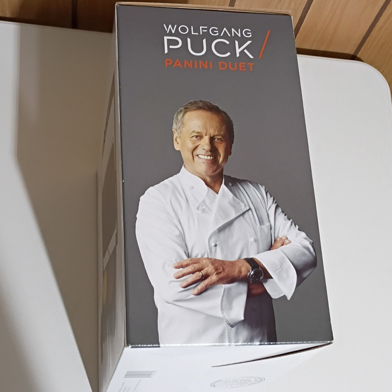 Wolfgang Puck Panini Duet 1000W Electric Press Grill Nonstick, Drip Tray