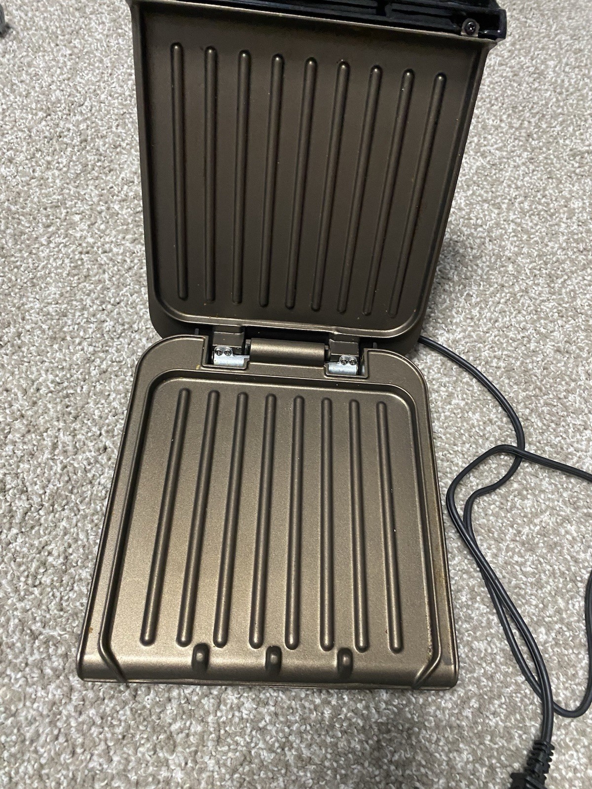 George Foreman Electric Grill / Panini Press – Compact & Easy to Use – $25