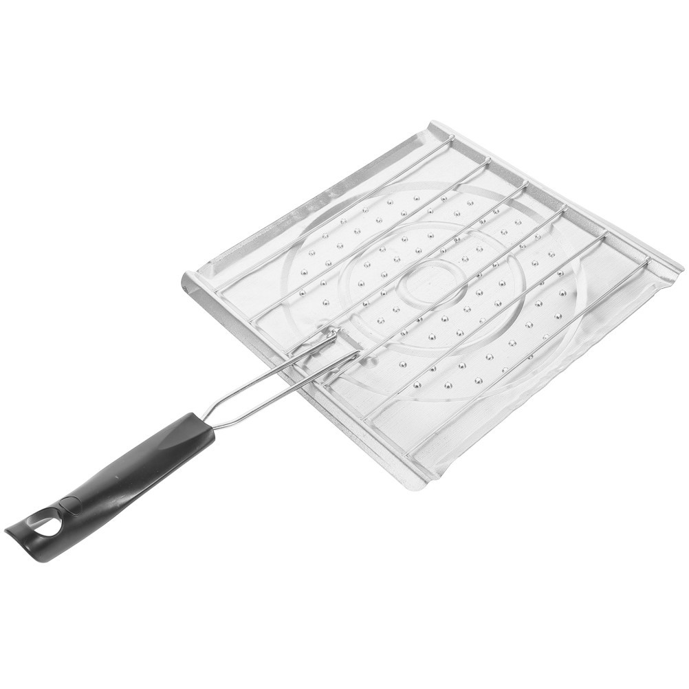 Reusable Stainless Steel Grill Basket for Bbq Toasting Meat Bread Silver
