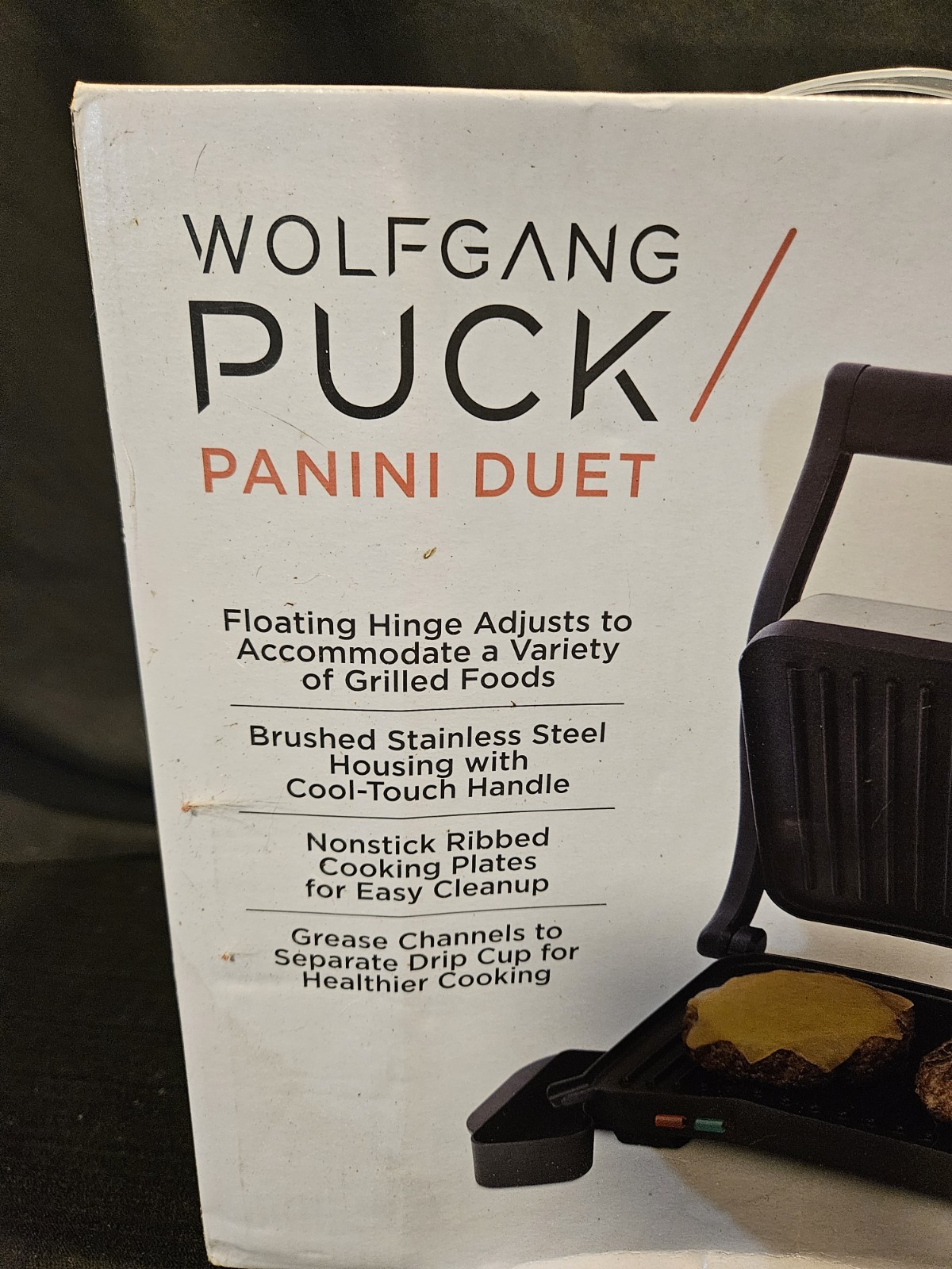 Wolfgang Puck Panini Duet Electric Grill NIB