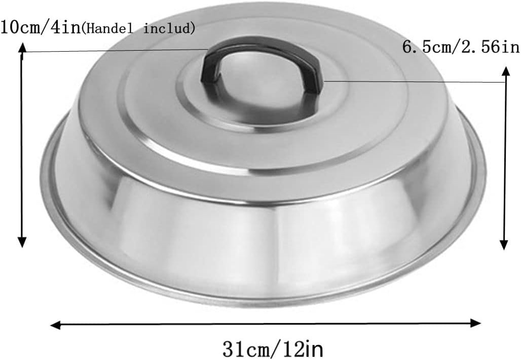 Cast Iron Griddle Press With 12inch Melting Dome For Blackstone Perfect For Baco