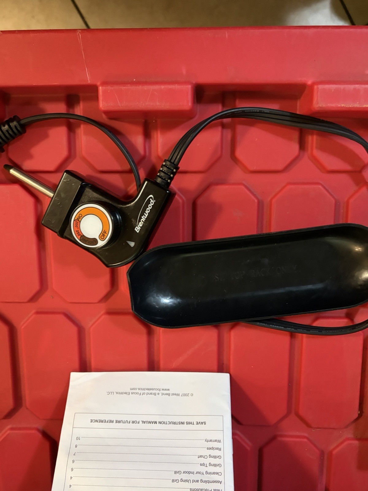 West Bend Chris Freytag Health Heart Smart Indoor Grill Black 1500 Watt 6111