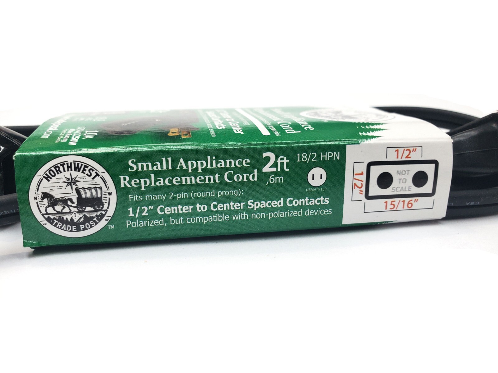 Power Cord for Dominion Hamilton Beach Scovill Fast Cooker Vtg Model Replacement