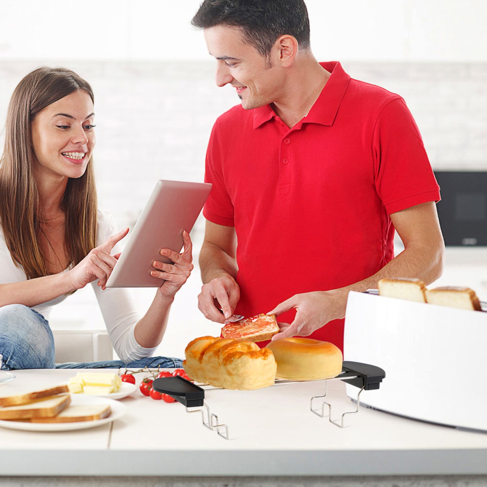 Toaster Accessory Grill Toast Rack Practical Kitchen Tool