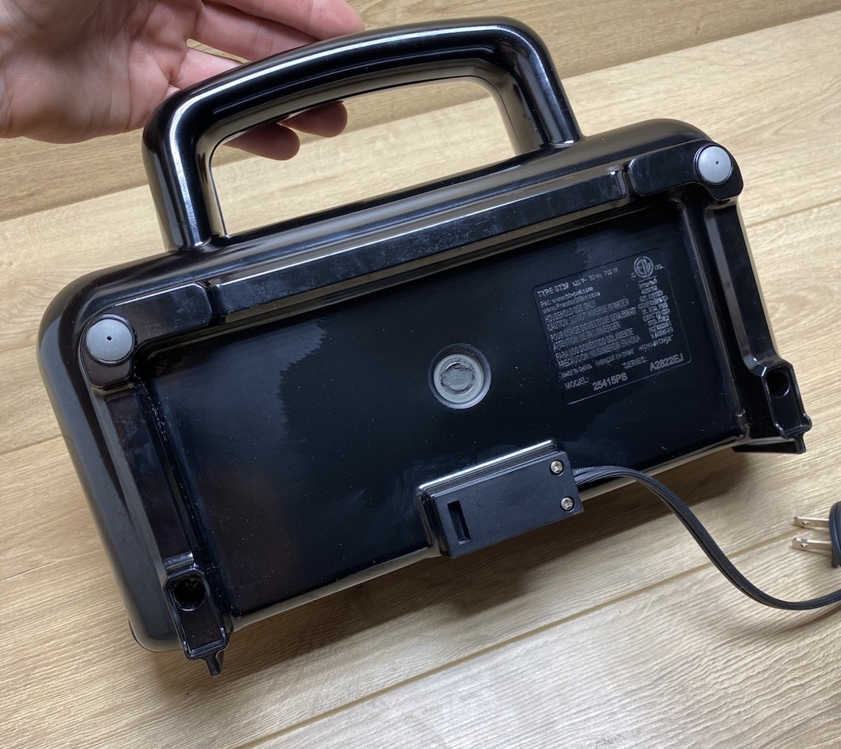 Proctor Silex 25415PS Panini Press Sandwich Maker 700W Tested Clean