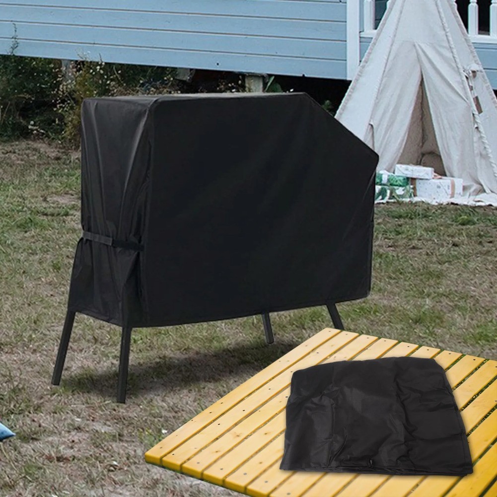 600D Waterproof Grill Cover for Outdoor BBQ with Adjustable Drawcord Strap