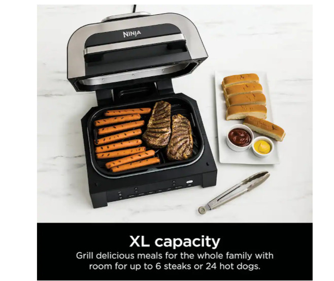 Ninja – Foodi Smart XL 6-in-1 Countertop Indoor Grill with Smart Cook System