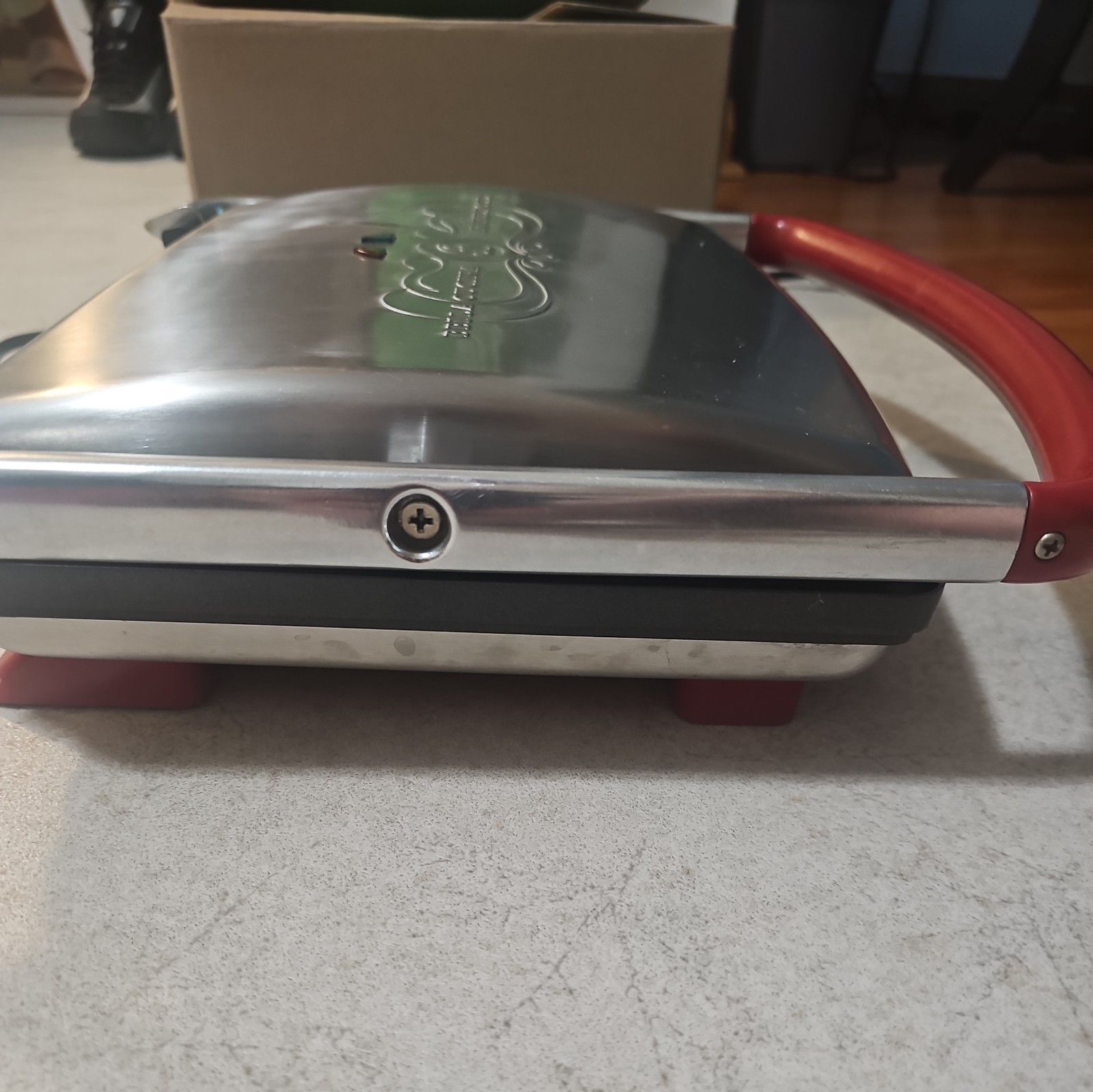 Bella Cucina Artful Food E207393 Panini Grill Sandwich Maker Press