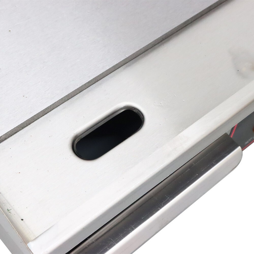 110V Flat Cooking Griddle Grill 14.17*11.81in Temperature Controled Stove