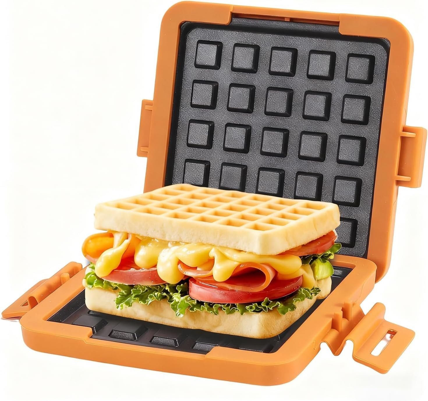 Microwave Toastie Sandwich Maker Nonstick Plate Panini Maker Versatile Wireless