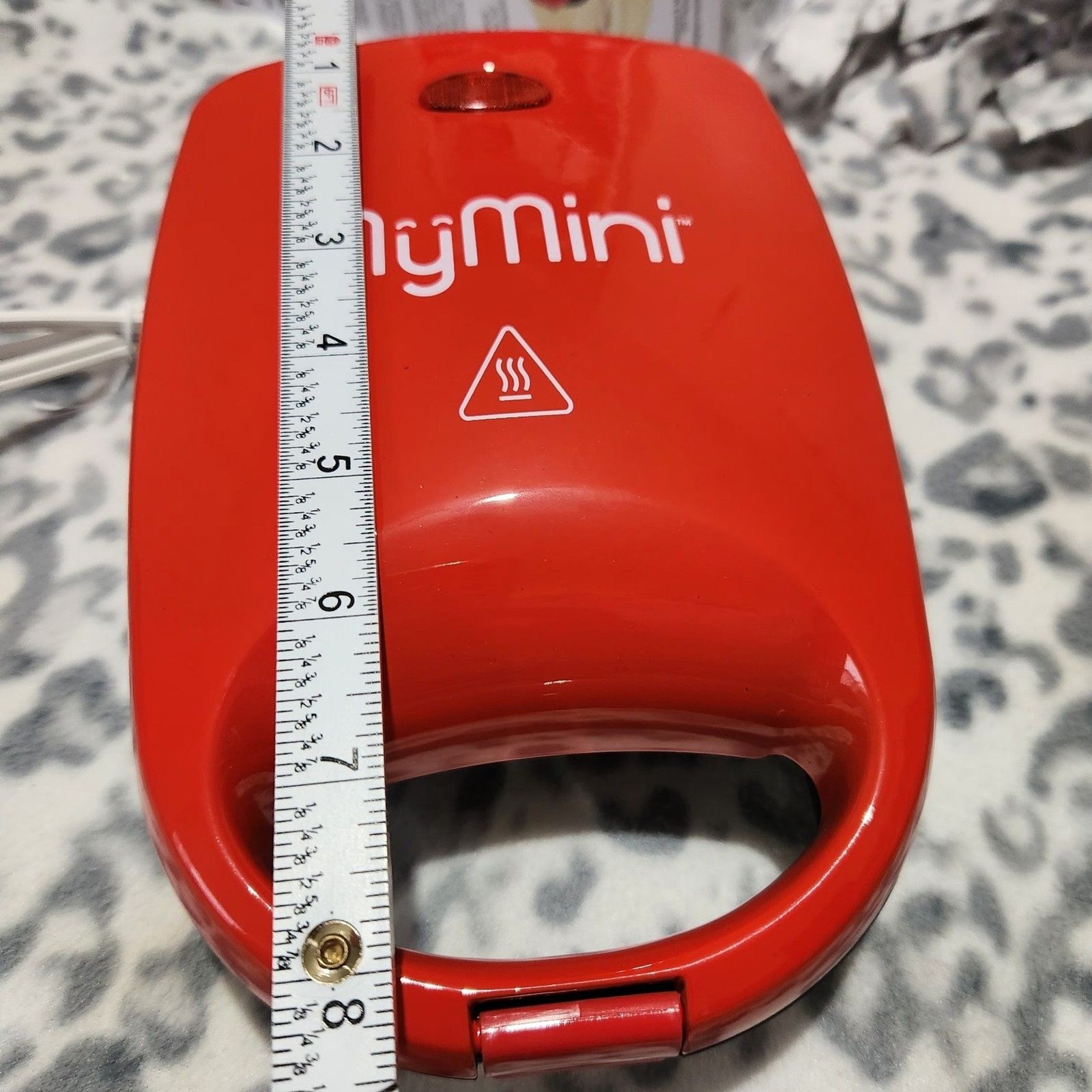 Sandwich Maker Small Red 8×5 Compact mymini sandwich maker