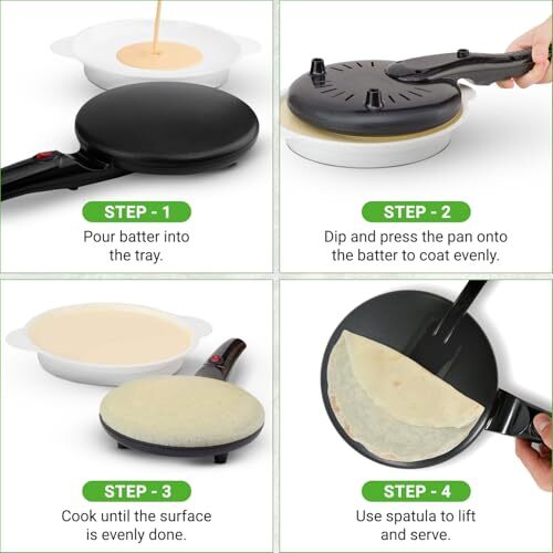 NutriChef Electric Griddle – Crepe Maker Hot Plate Cooktop