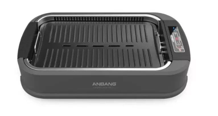 ANBANG AB501DG Cook & Grill Electric Indoor Grill BBQ Cooking Smoke-free Grill