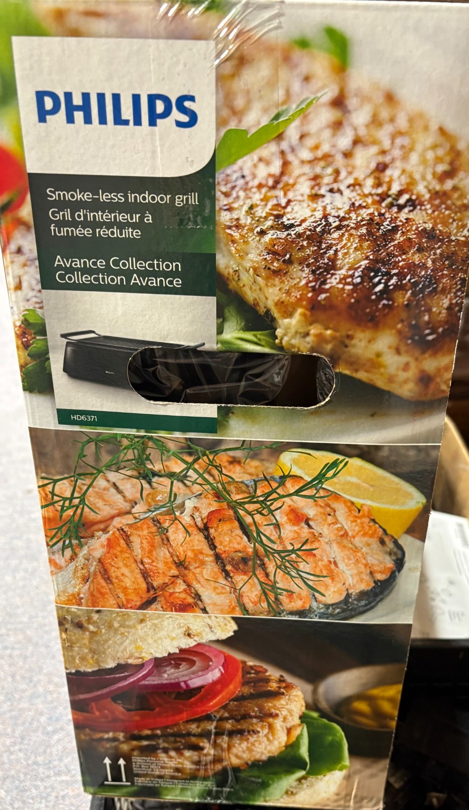 Brand new Phillips Advance Smokeless Indoor Grill 1660w Infared tech.