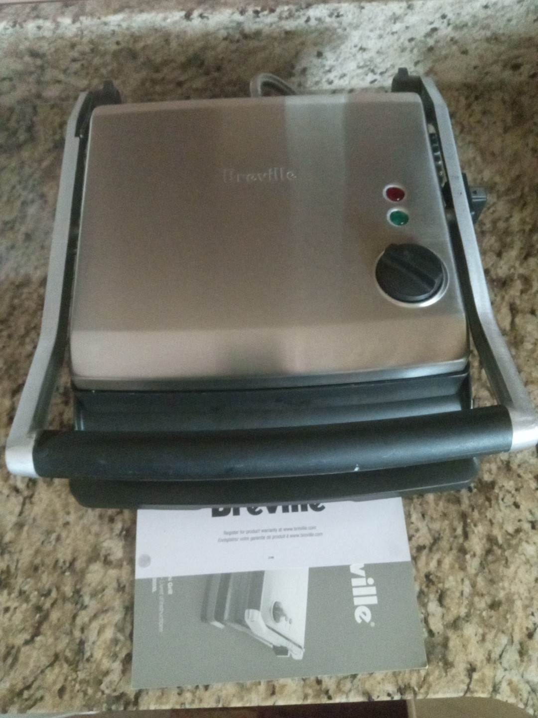 Breville Panini Sandwich Press & Grill Professional Grade Stainless Steel Tested