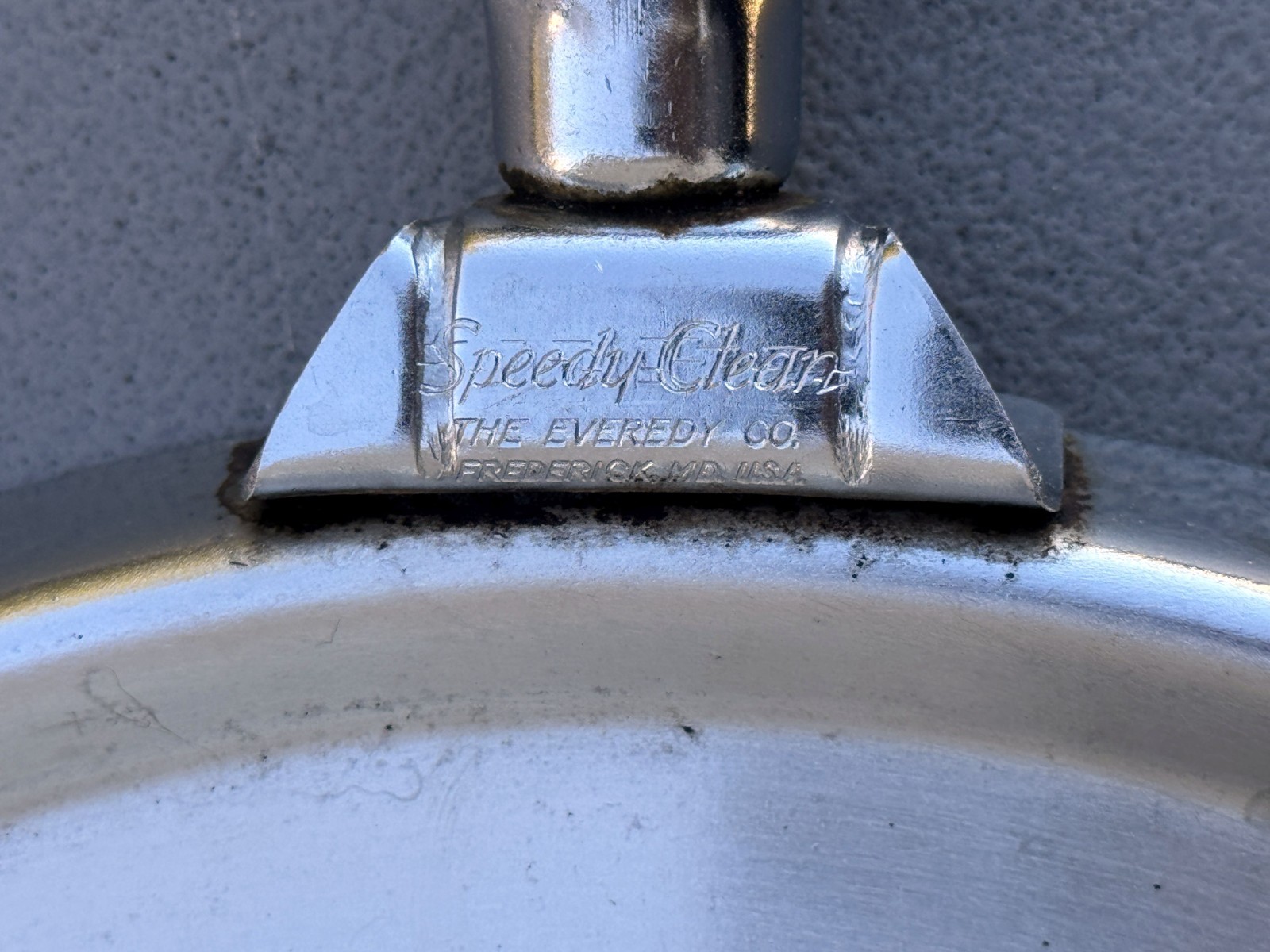 Vintage Everedy “Speedy Clean” Stovetop 12″ Round Griddle Pan Plancha