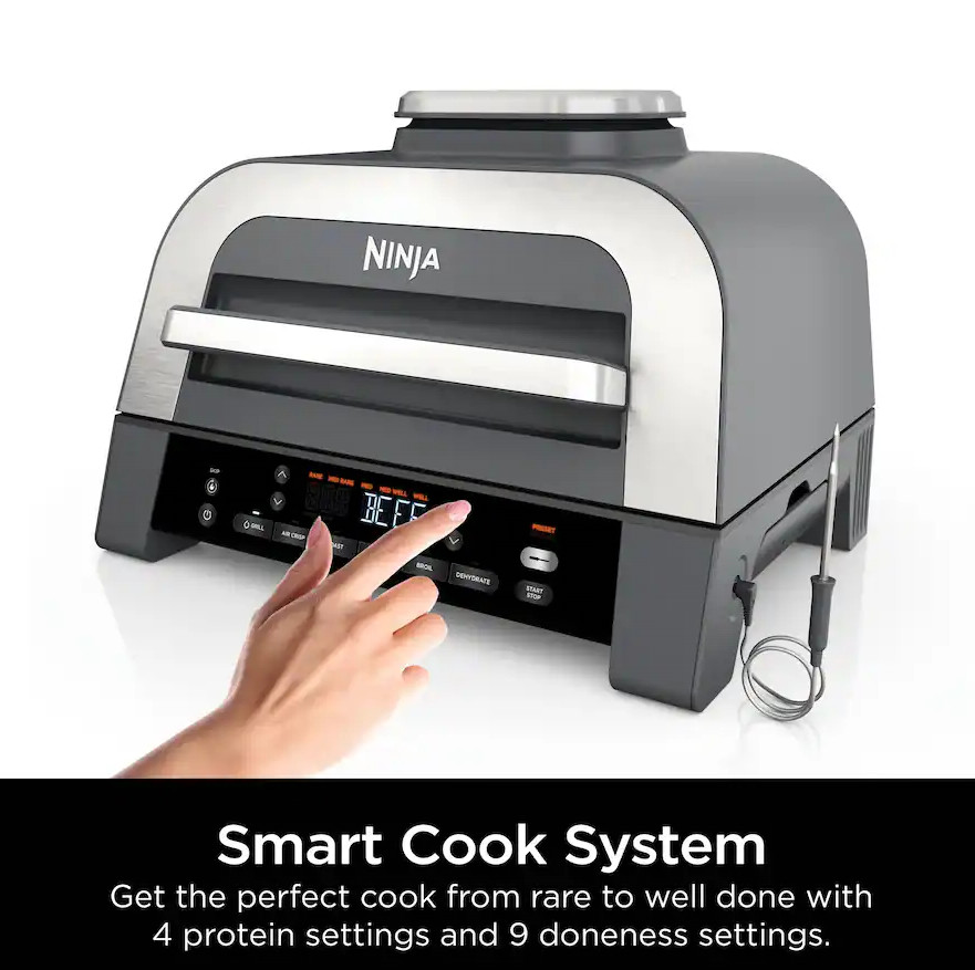 Ninja – Foodi Smart XL 6-in-1 Countertop Indoor Grill with Smart Cook System