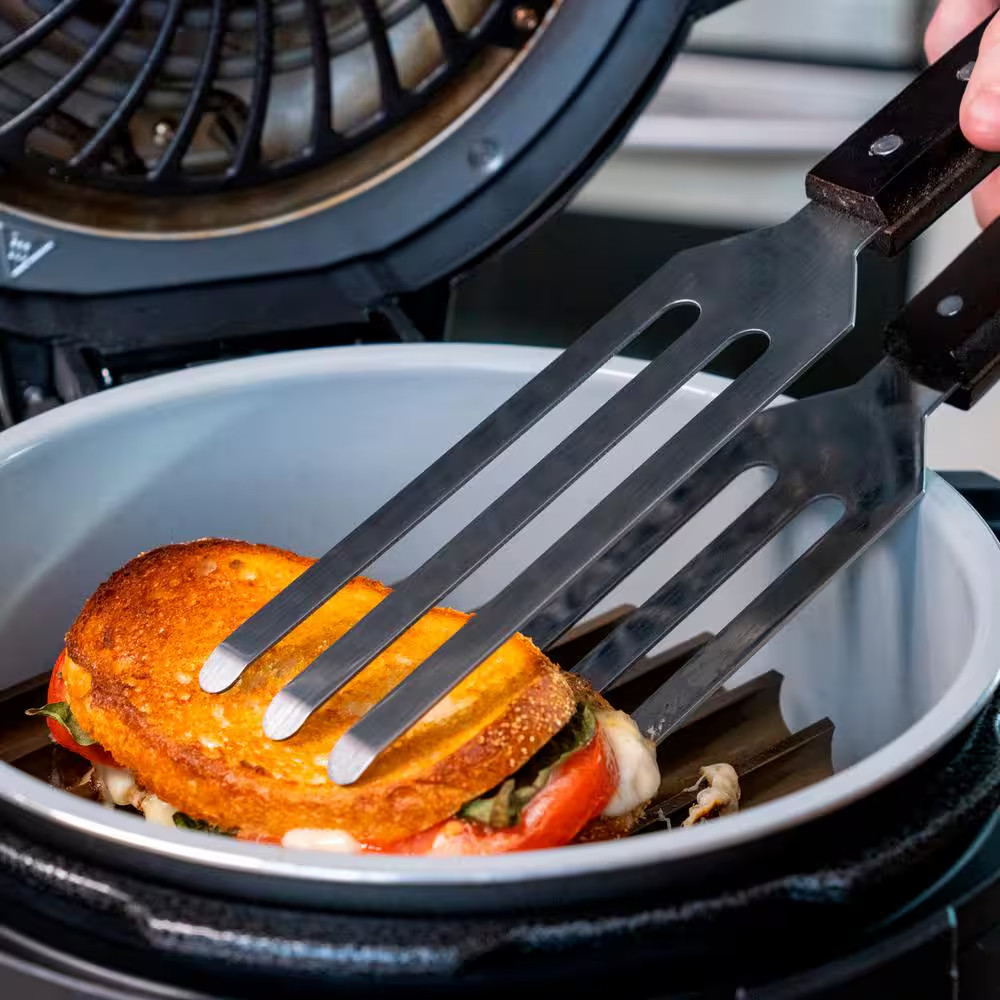 8.75 In. Dia. Grill Anywhere round Sear ‘N Sizzle Grate for Skillets, Air Fryers