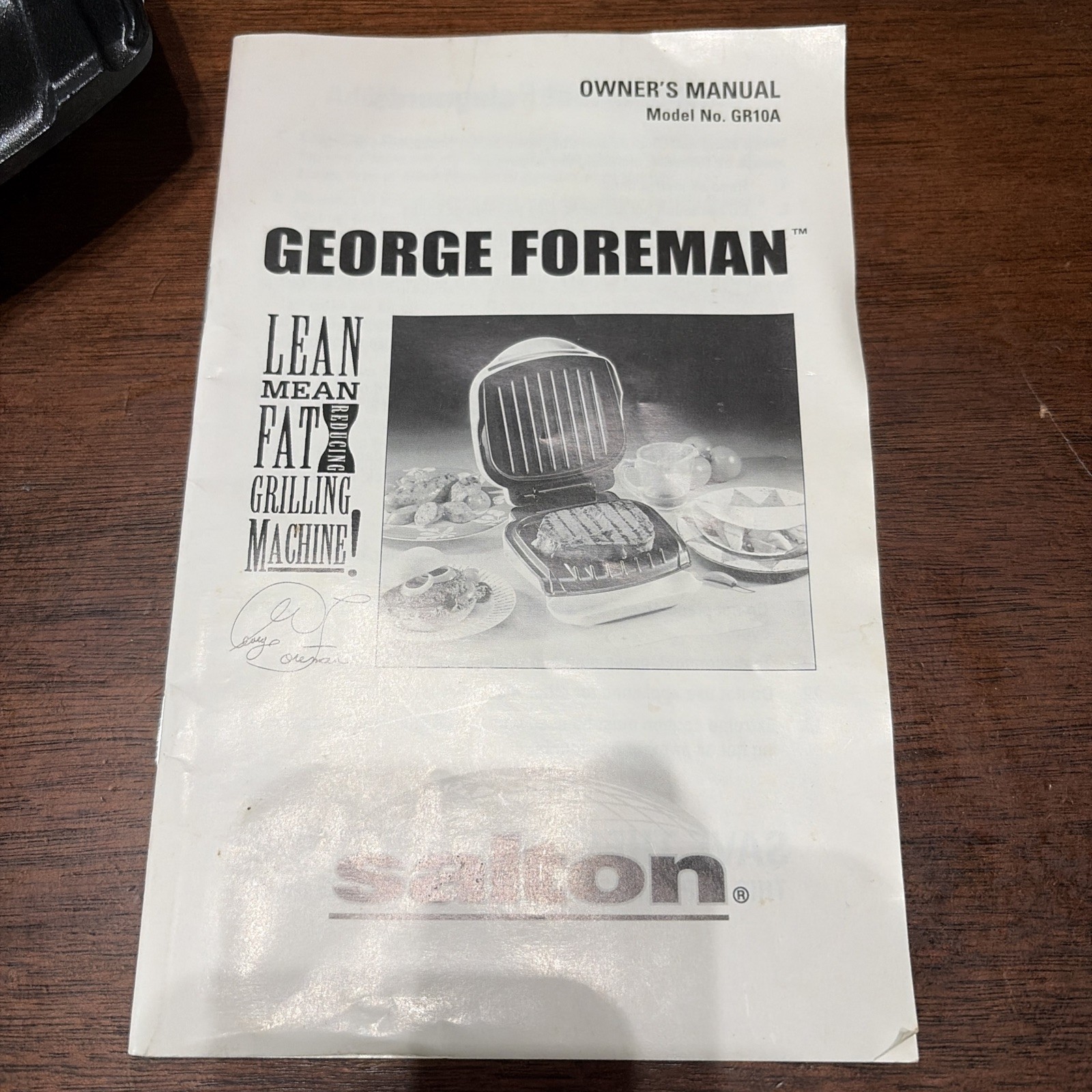 George Foreman Lean Mean Fat Reducing Grilling Machine GR10A White Works