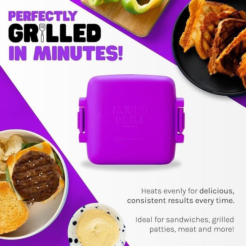 Microwave Sandwich Maker Non Stick Toastie Panini Press Portable Kitchen Tool US