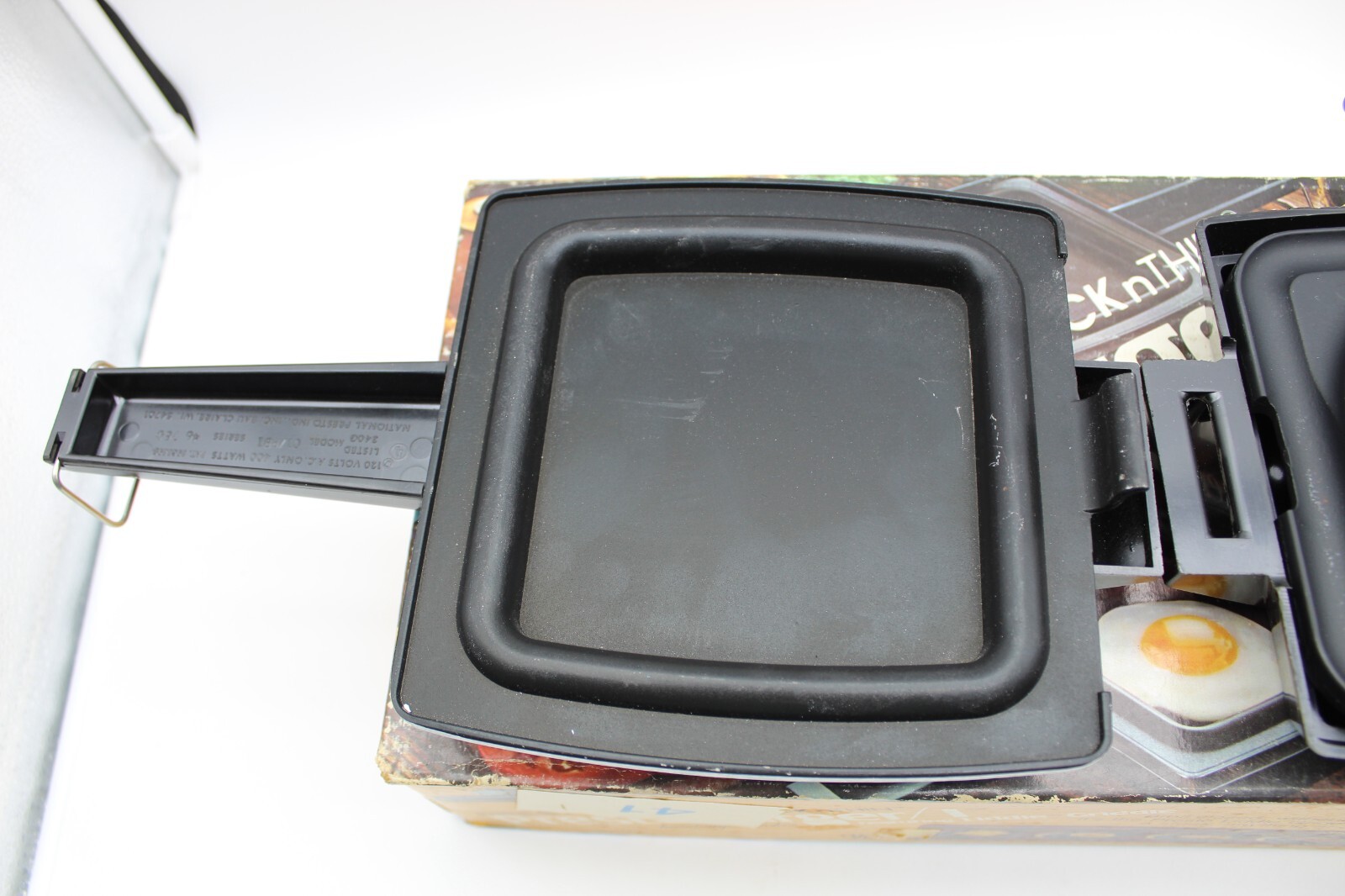 Vintage PRESTO Prestoburger 1 Cooker Grill Liddle Griddle #01/PB1 New Open Box