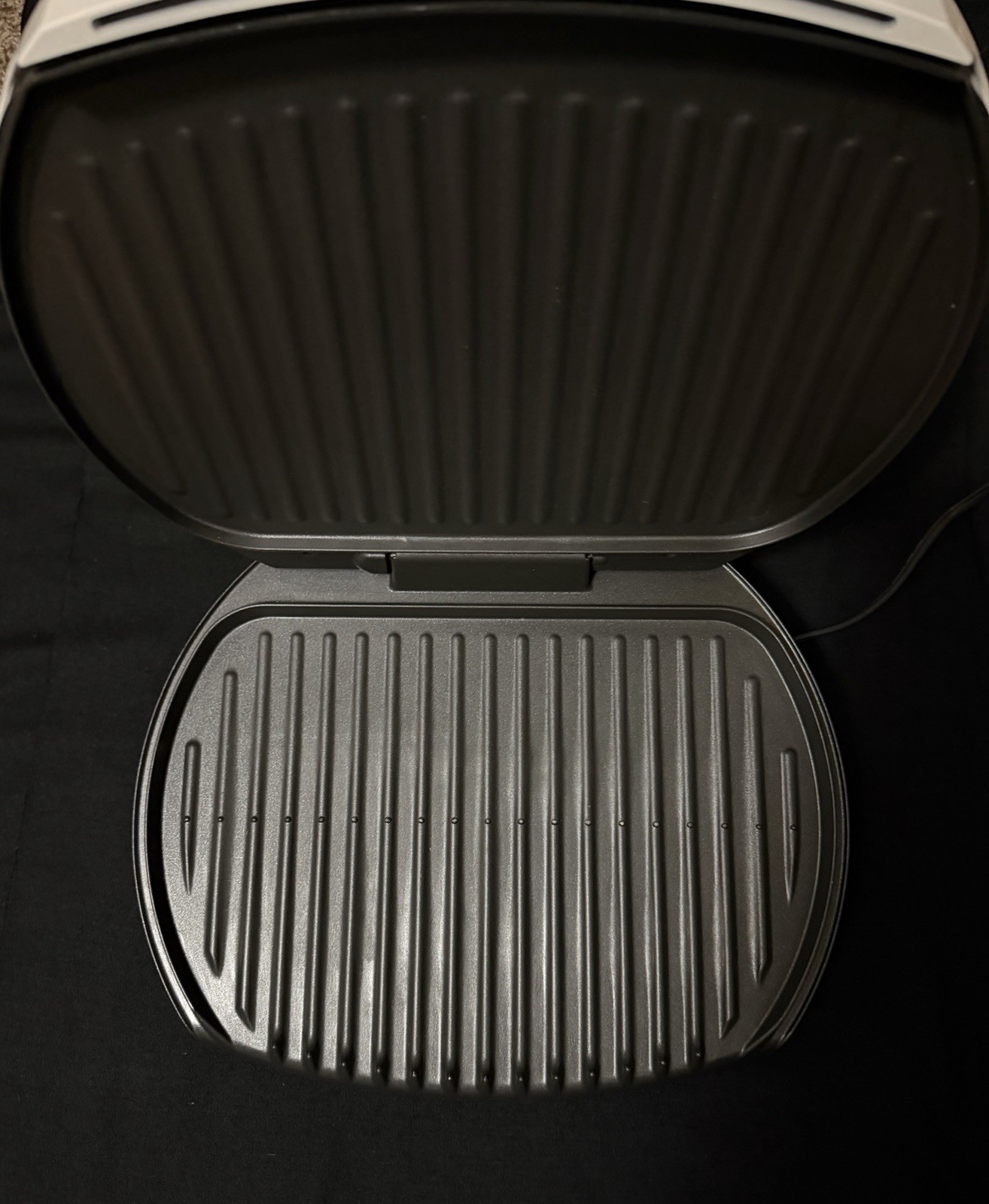 George Foreman JUMBO XL LeanMean Grilling Machine Tested/works Includes Cookbook