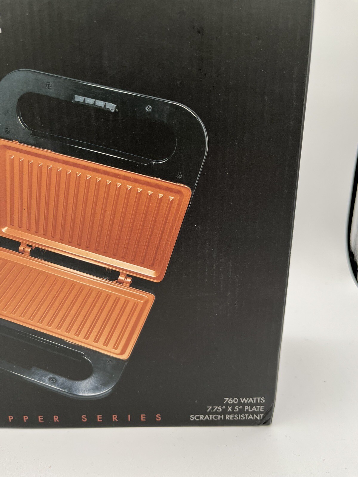 ECO+CHEF Copper Series Contact Grill Model EC-CECG 760 Watts