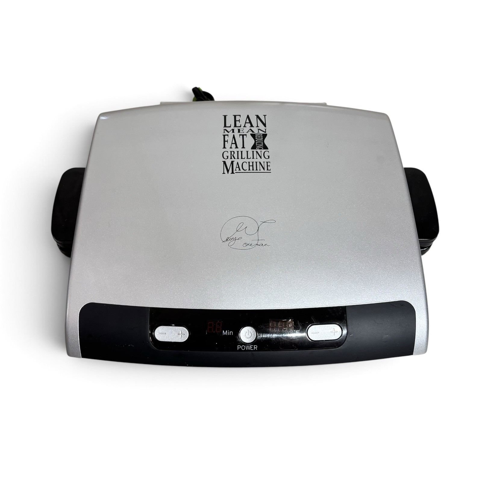 George Foreman GRP99 Digital Lean Mean Indoor Electric Grill 1440W Silver