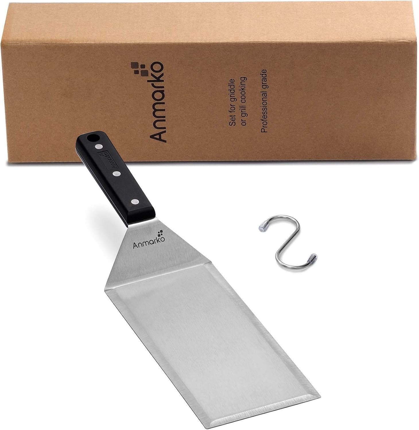 Turner 4×8 Stainless Steel Metal Griddle Spatula – Griddle Accessories 4 x 8 in