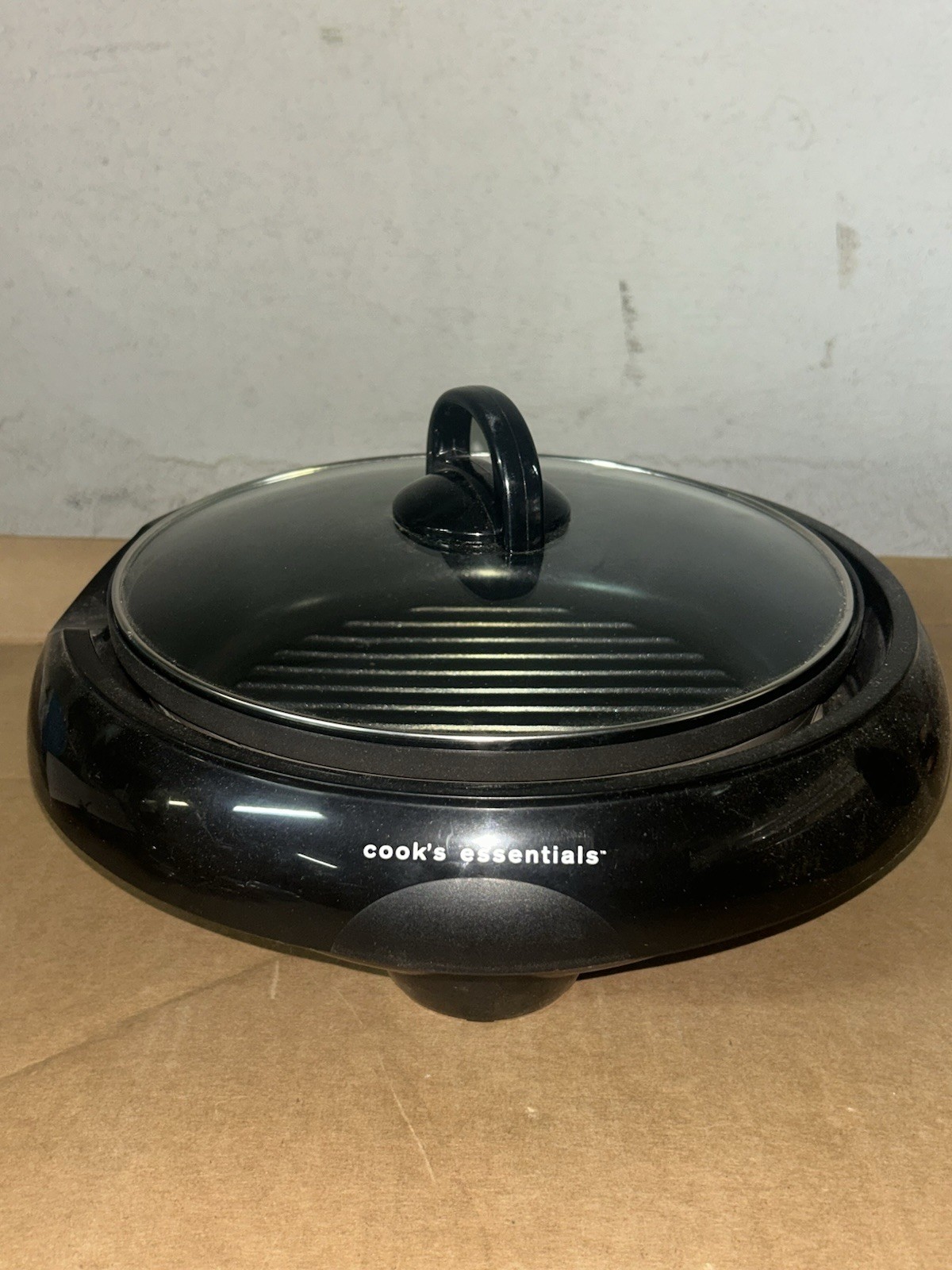 Cook’s Essentials Deep Dish Electric Grill Pan With Cord & Instructions