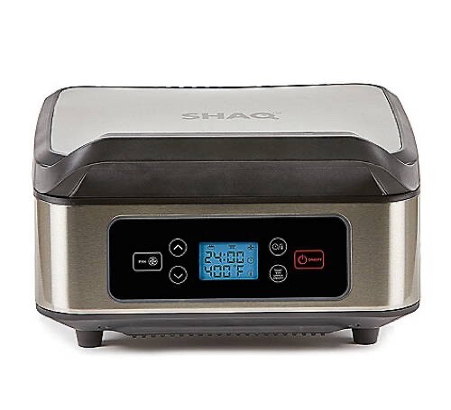 SHAQ Smokeless Grill & Press 3-in-1 Contact Grill, Panini Press & Open Grill–NIB