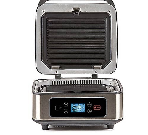 SHAQ Smokeless Grill & Press 3-in-1 Contact Grill, Panini Press & Open Grill–NIB