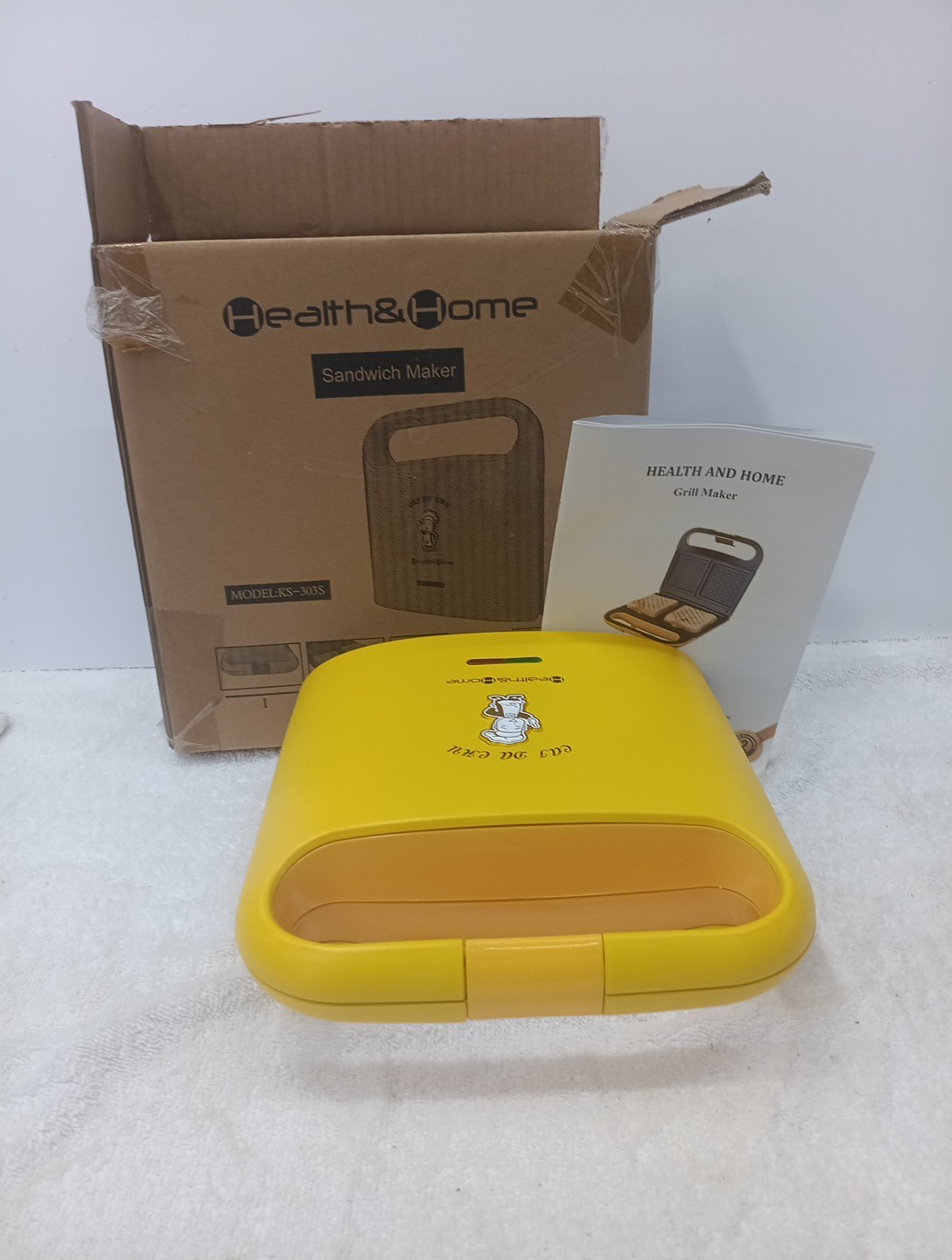Health and Home Electric Sandwich Maker Model KS-303S. F19